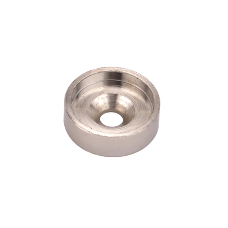 Steel Cups for Rare Earth Magnets - Outer Diameter:7/8" - Thickness:9/32" - Pieces:6-Piece